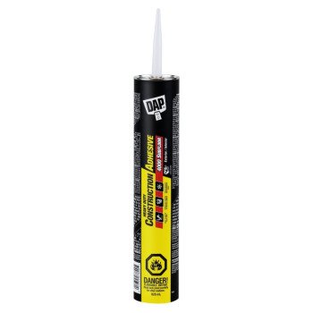 DAP 4000 SUBFLOOR 74882 Construction Adhesive, Tan, 828 mL Cartridge