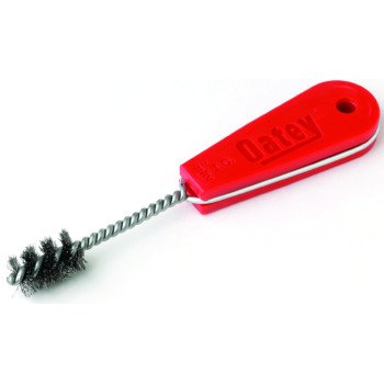 Oatey 31404 Fitting Brush, 1/2 in W Brush, 2 in L Brush, HCS Bristle, Plastic Handle