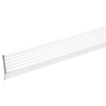 Frost King GR9 Garage Door Weatherseal, 2-3/4 in W, 9 ft L, Vinyl, White