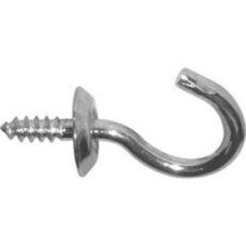 Reliable CHZ34MR Cup Hook, 3/4 in L, Metal, Zinc