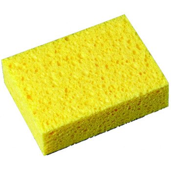 Scotch-Brite 7449-T Commercial Sponge, 6 in L, 4-1/4 in W, 1.6 in Thick, Cellulose, Yellow