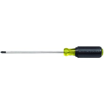 Klein Tools 603-6 Screwdriver, #3 Drive, Phillips Drive, 11 in OAL, 6 in L Shank, Acetate Handle, Cushion-Grip Handle