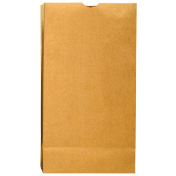 Duro Bag Dubl Life 18401 SOS Bag, #1, 3-1/2 in L, 2-3/8 in W, 6-7/8 in H, Kraft Paper, Brown