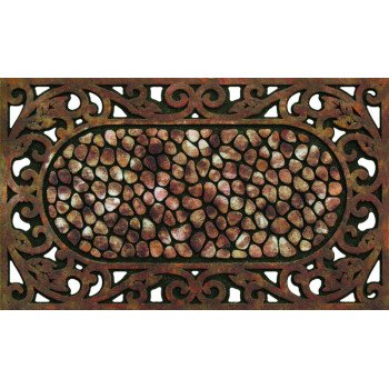 APACHE MILLS Masterpiece AP737-4133F Door Mat, 30 in L, 18 in W, Rectangular