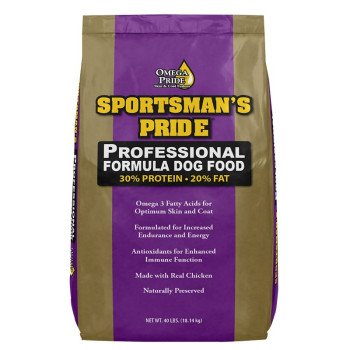 Sportsman's Pride Professional Formula 10184 Dog Food, Adult Breed, Dry, Chicken, 40 lb Bag