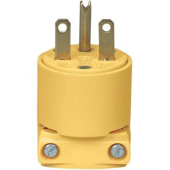 Eaton Wiring Devices 4866-BOX Electrical Plug, 2 -Pole, 15 A, 250 V, NEMA: NEMA 6-15, Yellow