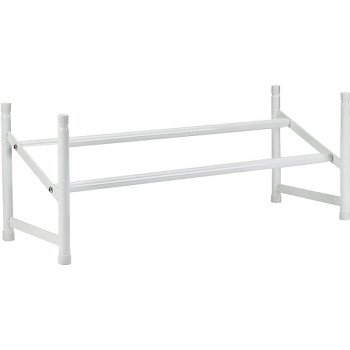 ClosetMaid 811100 Shoe Rack, 42-1/2 in W, 9-5/8 in H, Steel, White