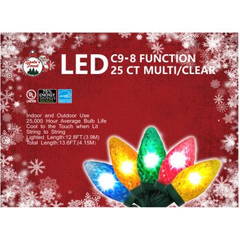 Hometown Holidays 22557 Christmas Light, LE 2 Fusible, LED Bulb, Multi-Color Light