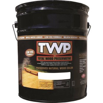 TWP 1500 Series TWP-1520-5 Stain and Wood Preservative, Pecan, Liquid, 5 gal