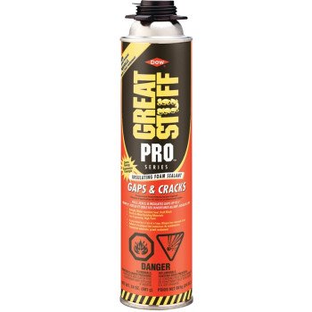 Dow GREAT STUFF PRO 342101 Insulating Foam Sealant, Orange, 24 oz Can