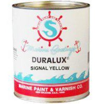 Duralux M744-4 Marine Enamel, High-Gloss, Signal Yellow, 1 qt Can