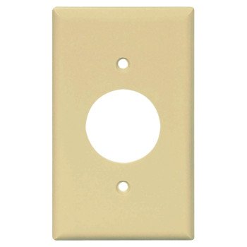 Eaton Wiring Devices PJ7LA Outlet Wallplate, 4.88 in L, 3.13 in W, Mid, 1 -Gang, Polycarbonate, Light Almond