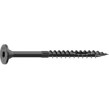 Camo 0366200 Structural Screw, 5/16 in Thread, 4 in L, Flat Head, Star Drive, Sharp Point, PROTECH Ultra 4 Coated, 10