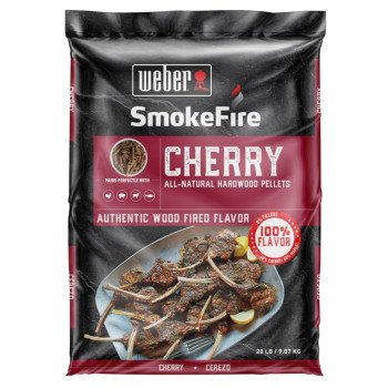 Weber 190005 Pellet, 22-1/2 in L, Hardwood, 20 lb