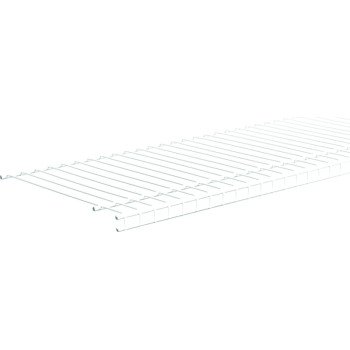 ClosetMaid SuperSlide 4714 Wire Shelf, 40 lb, 1-Level, 12 in L, 48 in W, Steel, White