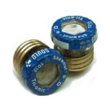 Leviton 00963-741 Plug Fuse, 20 A, 125 V, Glass Body, D