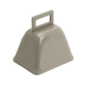 Ideal 7609 Cow Bell, 8LD Bell, Metal, Tan