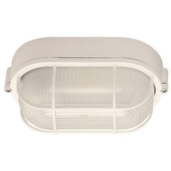 Canarm IOL16WH Outdoor Marine Light, 120 V, 60 W, Aluminum Fixture, White