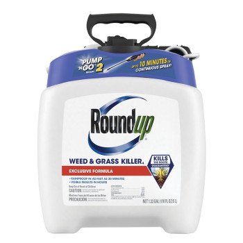 Roundup 5375304 Weed and Grass Killer, Liquid, 1.33 gal