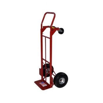 Milwaukee Hand Truck 30080S Hand Truck, 14 in W Toe Plate, 7-1/2 in D Toe Plate, 800 lb, Pneumatic Caster