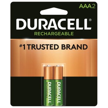 Duracell 66158 Battery, 700 mAh, AAA Battery, Nickel-Metal Hydride, Rechargeable