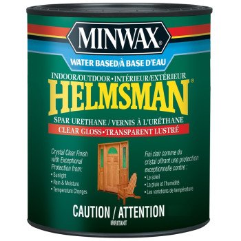 Minwax Helmsman CM6305204 Water Based Spar Urethane, Satin, Liquid, 946 mL