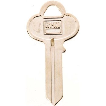 Hy-Ko 11010CO1 Key Blank, Brass, Nickel, For: Corbin Russwin Cabinet, House Locks and Padlocks