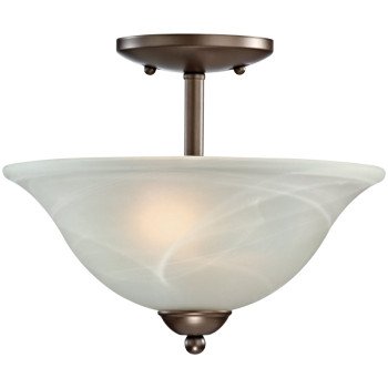 2LT SEMI FLUSH LIGHT VEN BRONZ