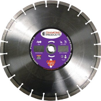 Diamond Products 78976 Circular Saw Blade, 14 in Dia, Universal Arbor, Diamond Cutting Edge