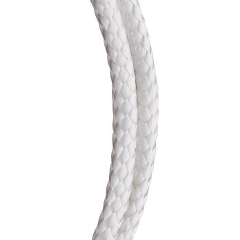 Baron 52306 Rope, 3/16 in Dia, 50 ft L, 70 lb Working Load, Nylon, White