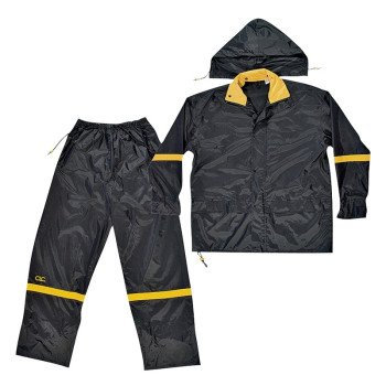 R103L LARGE BLACK RAINSUIT 3 P