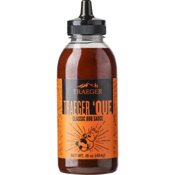 Traeger SAU063 Que BBQ Sauce, Savory, Smokey, Sweet, 16 oz Bottle