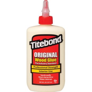 Titebond 5063 Wood Glue, Yellow, 8 oz Bottle