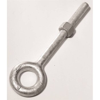 Baron 24-5/16X4-1/4 Eye Bolt, 5/16 in Thread, 2-1/2 in L Thread, 5/8 in ID x 1-1/4 in OD Dia Eye, 4-1/4 in L Shank