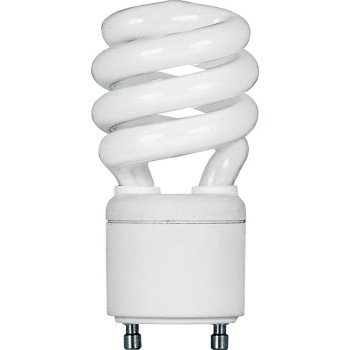 Feit Electric BPESL13T/GU24 Compact Fluorescent Lamp, 13 W, Spiral Lamp, GU24 Twist and Lock Lamp Base, 900 Lumens