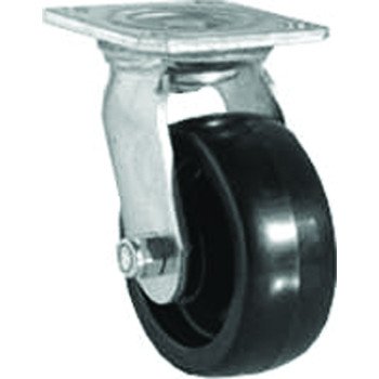 Shepherd Hardware 9388 Swivel Caster, 5 in Dia Wheel, 2 in W Wheel, Polypropylene Wheel, 500 lb