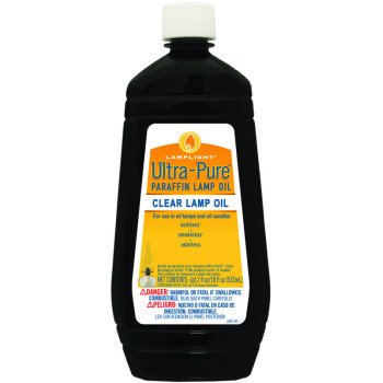 Lamplight 60014 Lamp Oil, Odorless, Sootless, Smokeless, Specifications: 18 oz