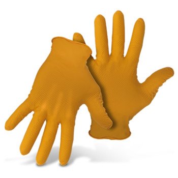 Grippaz G21081-XL-50 Disposable Gloves, XL, Nitrile, Orange