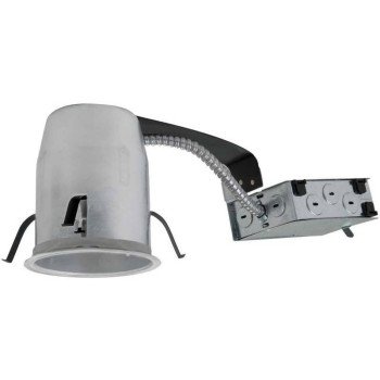 Halo H995RICAT Recessed Housing, 4 in Dia Recessed Can, Aluminum