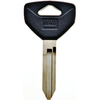 Hy-Ko 12005Y155 Key Blank, Brass, Nickel, For: Chrysler, Dodge, Eagle, Jeep, Plymouth Vehicles