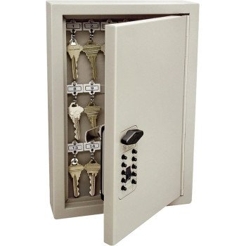 Kidde AccessPoint 001795 Key Cabinet, Steel, Clay, 8.11 in W, 12.04 in H, 3.19 in D