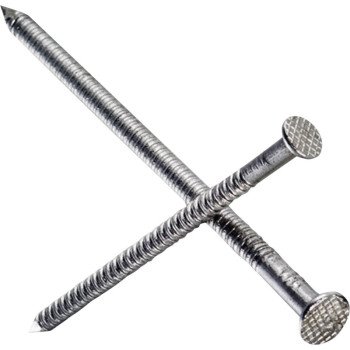 Simpson Strong-Tie S6PTD1 Deck Nail, 6D, 2 in L, 304 Stainless Steel, Bright, Full Round Head, Annular Ring Shank, 1 lb