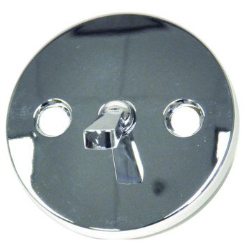 Danco 88975 Overflow Plate, Metal, Chrome, For: Existing Bathtub Fixtures