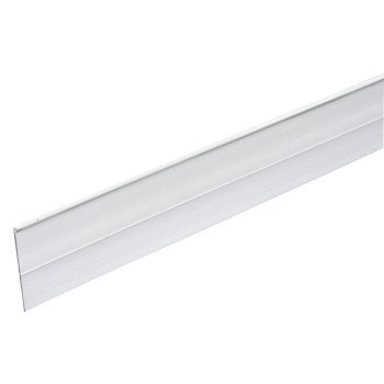 Frost King DS101WH Door Sweep, 36 in L, 1-1/2 in W, PVC Flange