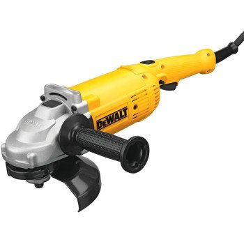 DEWALT DWE4517 Angle Grinder, Includes: 7 in Guard and 2-Position Side Handle, 15 A, 5/8-11 Spindle