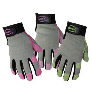 790L GLOVES LADIES LTHR PALM L