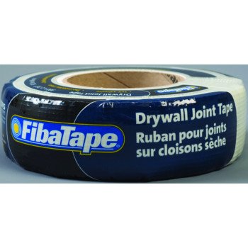 Adfors FibaTape FDW6757-U Standard Drywall Tape, 150 ft L, 1-7/8 in W, White