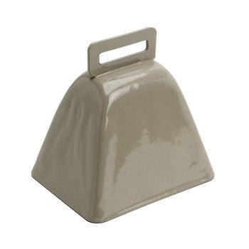 Ideal 7610 Cow Bell, 10LD Bell, Metal, Cream