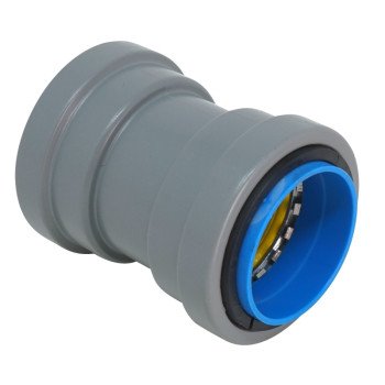 Southwire SIMPush 65076701 Conduit Coupling, 3/4 in Push-In, 1.41 in OD, Metal