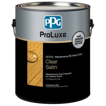 PPG Proluxe Cetol SIK61003/01 Wood Finish, Clear, Liquid, 1 gal, Can